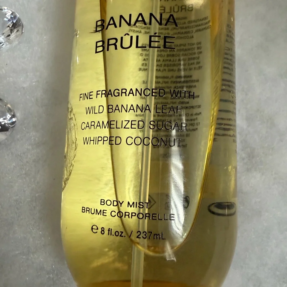 Forever 21 Banana Brulee for Hair and Body- Retired Scent